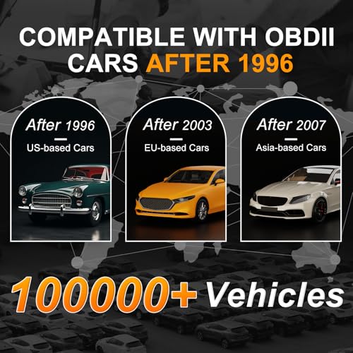 OBD2 Scanner, V410 Car Scanner Diagnostic Tool: Engine Fault Code Reader Scan Tool with Live Data/Freeze Frame for All OBDII Cars After 1996,Black - color: black