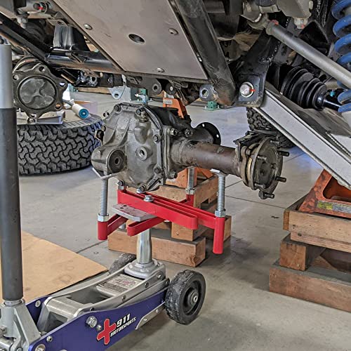 4 Point Jack Adapter for Axle, Transmission, Transfer case, Fuel Tank, Bumper - with Floor Jack Base - size: Floor Jack Base