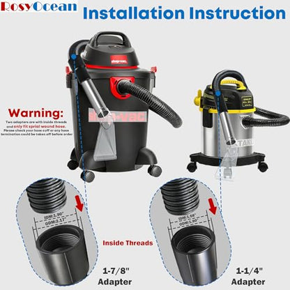 View Vacuum Wand Accessory for Carpet Upholstery Cleaning | Visible cleaning nozzle,Lightweight handheld tool,Works with most portable extractors - size: Small