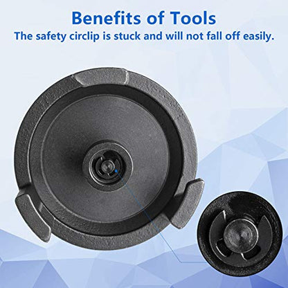 25264 GM Harmonic Balancer Puller Crank Pulley Puller for LS Engine, Heavy Duty Harmonic Balancer Removal Tool Without Tapped Holes, No Radiator Removal Required, Fits Chevy Chevrolet LS1 V8