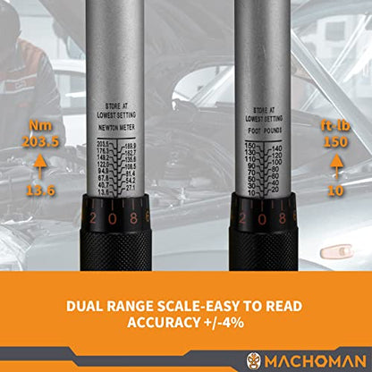 MACHOMAN Ratchet Torque Wrench Set (TQW403) - style: TQW403