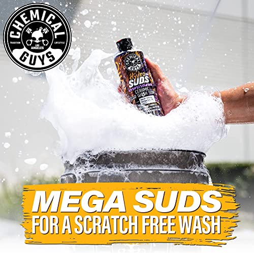 Chemical Guys, 16-Piece Arsenal Builder Ceramic Kit, Big Mouth Foam Cannon | Big Mouth foam cannon, bucket and six ceramic care chemicals for a full wash and protect, for pressure washers - style: HOL363