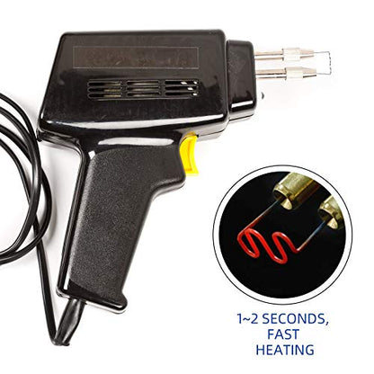 Hotop 1000 Pieces Plastic Hot Staples Welding Rods Repair Machine Welding Wire for Repair Car Bumpers Dashboards Lamp Holders Plastics Rings Daily Plastics Supplies 0.8 0.6 mm (Wave Shape)