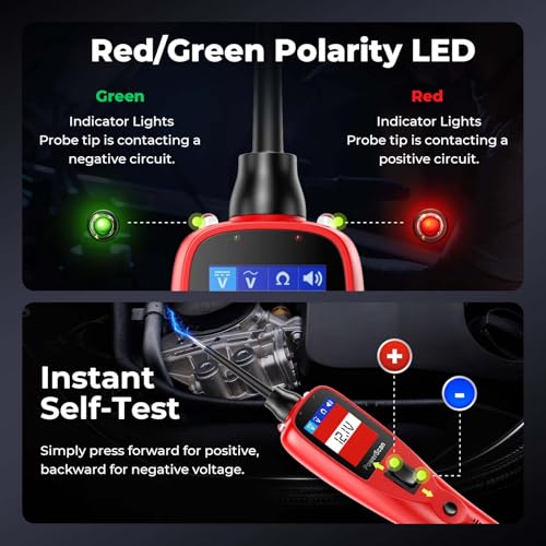 Autel PowerScan Automotive Circuit Tester: 2026 Power Circuit Probe Tool, 12-24V Electrical Short Open Breaker Circuit Finder, AC/DC Current Resistance, Duty Cycle, 20FT Extension Cord for All Cars