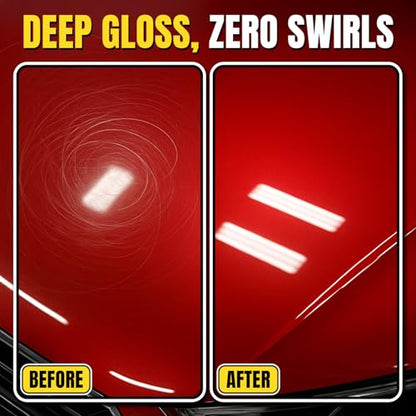 Scratch Remover – Car Scratch Repair & Swirl Remover for Vehicles – Deep Scratch Repair Compound & Polishing Solution – Car Paint Repair Kit for Clear Coat & Paint Restoration – 8 oz