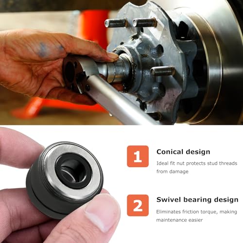 22800 Wheel Stud Installer, Professional Car Tire Studs Installation Replacement Tool, Heavy Duty Tire Stud Puller Installer Compatible with Most Car and Light-Duty Truck