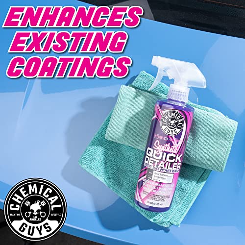 Chemical Guys WAC21116 Synthetic Quick Detailer, Safe for Cars, Trucks, SUVs, Motorcycles, RVs & More, 16 fl oz (Pack of 2) - size: 16 Fl Oz (Pack of 2)