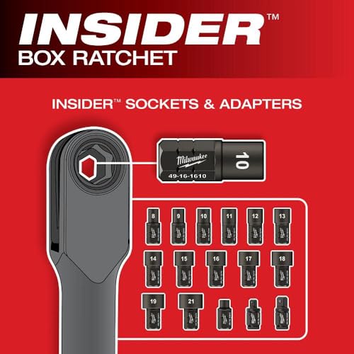 Milwaukee M12 FUEL INSIDER Extended Reach Box Ratchet (Bare Tool)