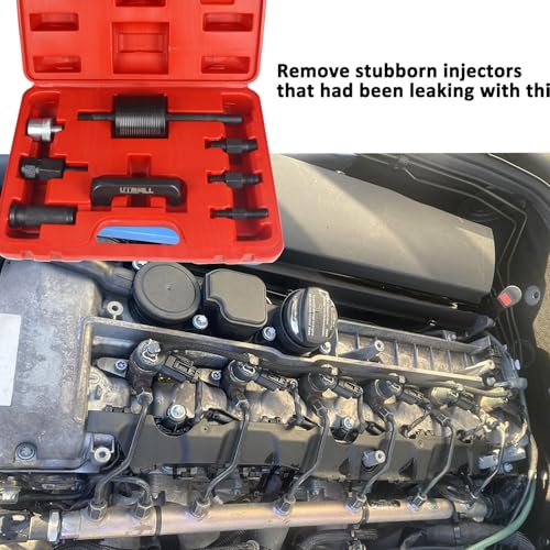 Engine Tools Diesel Injector Extractor Puller Kit Common Rail Tool Slide Hammer Puller Adaptors for Mercedes Benz