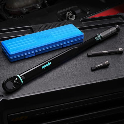 EPAuto 1/2-Inch Drive Click Torque Wrench, 25-250 ft-lb/33.9-338.9 Nm, Black | 1/2-Inch Drive Click Torque Wrench, 25-250 ft-lb/33.9-338.9 - size: 1/2-Inch Drive 25-250 ft-lb