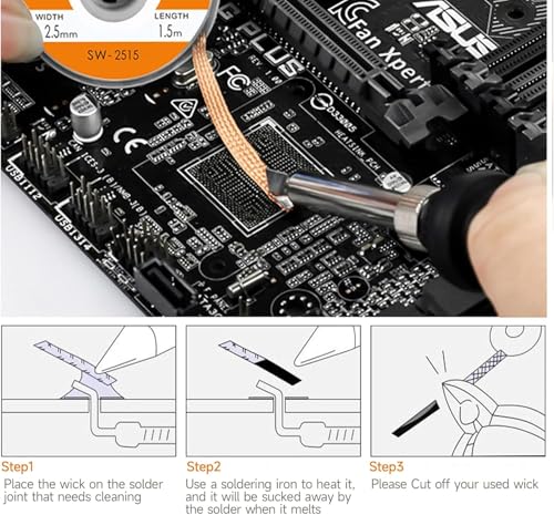TOWOT Soldering Iron Kit, Electronic Soldering Iron 60W Adjustable Temperature, Deoldering Pump, Tin Wire, Solder Wick, Tweezers, Soldering Iron Tips Set, Soldering Iron Stand, Wire Strippers - style: Set D