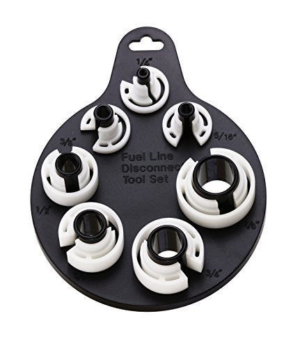 ARES 70317 - Air Conditioner and Fuel Line Disconnect Tool Set - Quick Disconnect Tool - 7 Popular SAE Standard Sizes for Multiple Applications - Sizes 1/4-Inch to 7/8-Inch