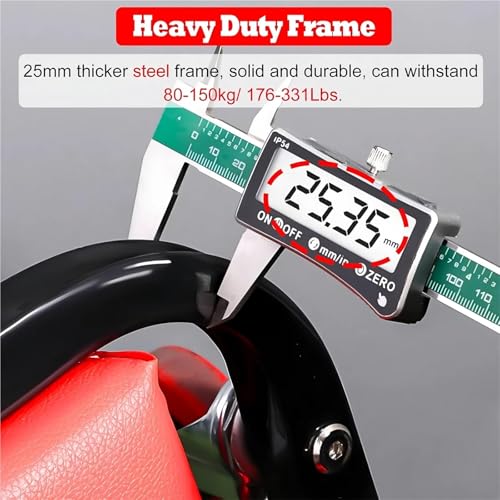 Under Car Roller Creeper 300 lbs Capacity Z Creeper Seat 36 Inch 2 in 1 Black Foldable Low Profile Garage Chair with 6 Wheels Mechanic