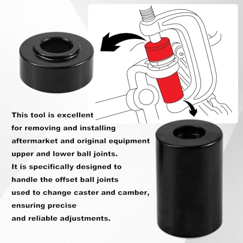 RYANSTAR RACING Ball Joint Service Adapter Compatible with Jeep Wagoneer 1984- Jeep Wrangler 1987- Jeep Grand Cherokee 1993- Dodge Ram 1994-