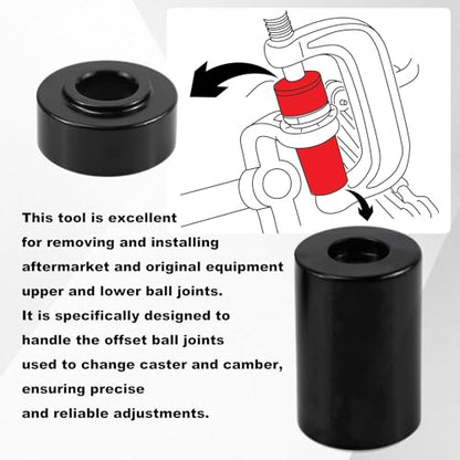 RYANSTAR RACING Ball Joint Service Adapter Compatible with Jeep Wagoneer 1984- Jeep Wrangler 1987- Jeep Grand Cherokee 1993- Dodge Ram 1994-