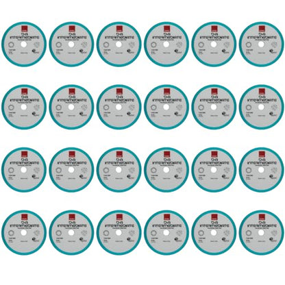 RUPES 9.DA150B Pack of 24 Light Blue D-A Intermediate Foam Polishing Pads 150mm | Ideal for Paint Correction & Gloss Enhancement | Improves Cutting Performance | Compatible with 5" Backing Plate - size: Intermediate 150mm, style: Pack of 24