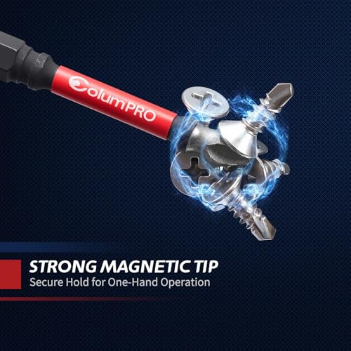 Diamond Grit PH2 Screwdriver Bit Set, 10PCS Magnetic Drill Bits for Stainless Steel Screws, Anti-Slip, HRC65 Hardened S2 Steel, CNC Precision, 25/65/100/150mm Lengths