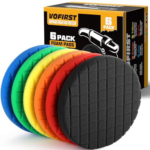 8 PCS 7.5 Inch Buffing Pads, Polishing Pad Kit for 7 Inch Backing Plate, Foam Sponge Pad and Wool Buffing Pad for Car Buffer Polisher, Cutting and Waxing - size: 7.5 - Inch