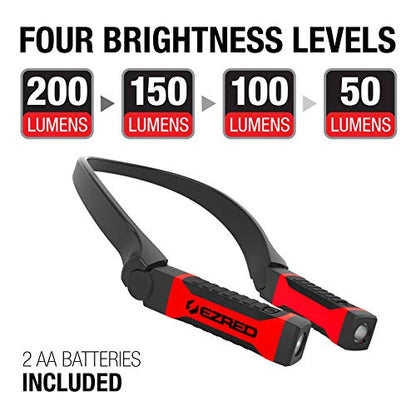 EZRED ANYWEAR Rechargeable Neck Light Bundle for Hands-Free Lighting