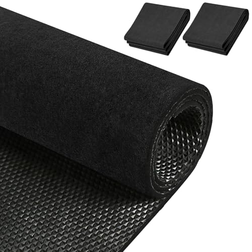 2 Pack 29”x36” Premium Oil Spill Mat, Garage Floor Mat for Under Car, Waterproof Absorbent Maintenance Pads with Rubber Backing Protect Floor from Spills, Oil Drips and Stain