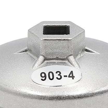 uxcell 73mm Inner Dia 14 Flute Oil Filter Cap Wrench Socket Removal Tool for Auto Car