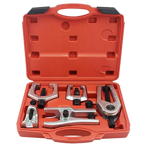 5pcs Front End Service Set for Pitman Arms Ball Joint Separator Arm Tie Rod Puller Tool Kit