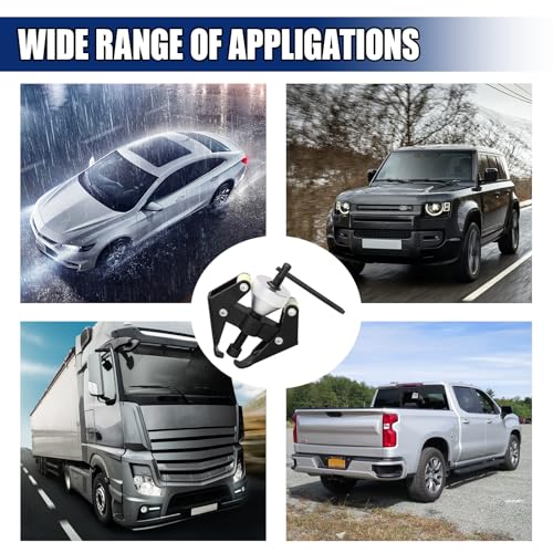 Battery Terminal and Wiper Arm Puller, Heavy Duty Arm Bearing Puller Remover, 35-85mm Adjustable Windshield Wiper Arm Removal Tool, Universal Automotive Repair Kit for Most Cars (1PC)