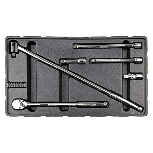 K501 3/8-Inch Drive Long Handle Ratchet & Breaker Bar Set, 6-Piece