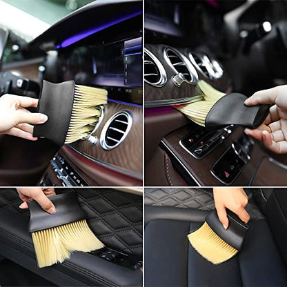 Auto Interior Dust Brush Soft Bristles Car Cleaning Brushes Duster Tool for Automotive