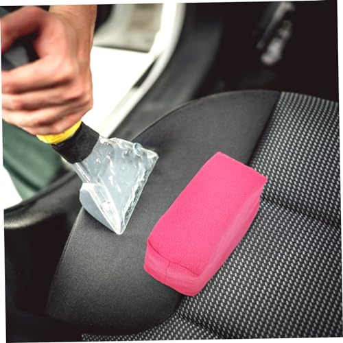 Alipis Car Wax Applicator Sponge Pad Set Tire Shine Applicator Ergonomic Grip for Car Detailing and Cleaning Suitable for Paint Finishes and Wheel Surfaces