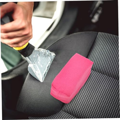 Alipis Car Wax Applicator Sponge Pad Set Tire Shine Applicator Ergonomic Grip for Car Detailing and Cleaning Suitable for Paint Finishes and Wheel Surfaces