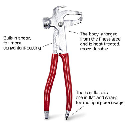 CKAuto Wheel Balancing Weight Plier Hammer Tool, Wheel Weights Clip On - size: Wheel Weight Hammer
