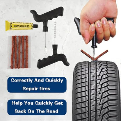 Tire Repair Nail Vacuum Tire Repair Kits Tire Screws Plug Fast Tool Self-Service Suitable for Car Motorcycle Jeep Tire Puncture Repair (50Pcs) - color: 50Pcs
