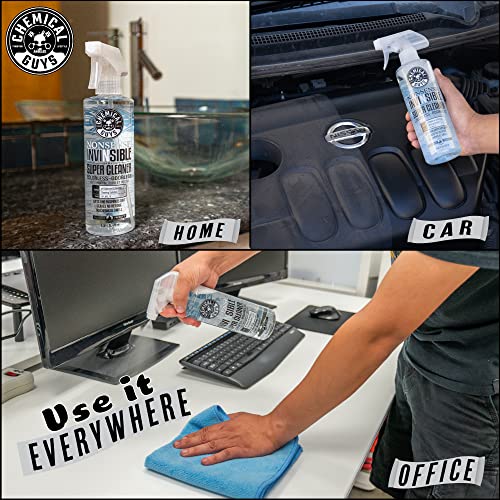 Chemical Guys Nonsense Colorless & Odorless All Surface Cleaner - Interior Cleaner, Safe for Vinyl, Rubber, Plastic, Carpet, and Upholstery, pH Balanced, Residue-Free, Unscented, 16 Fl Oz, Pack of 2 - style: Nonsense 2 Pack