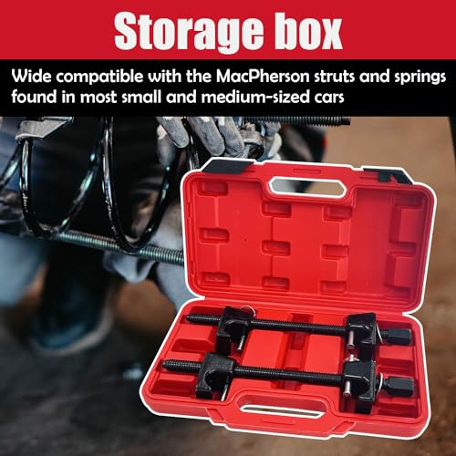 Strut Spring Compressor, 11-1/2" Macpherson Strut Spring Compressor Tool Set, 1/2" Drive, 13/16" Socket to Compress the Coil Spring Tool- 2 Pack