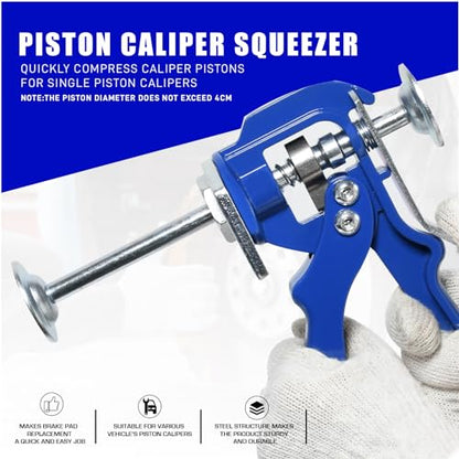 24300 Single Speedy Brake Pad Spreader, Brake Caliper Piston Tool | Compatible with Most Vehicle Brake Discs - size: Single Brake Pad Spreader
