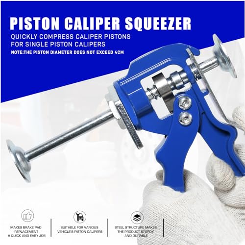 24300 Single Speedy Brake Pad Spreader, Brake Caliper Piston Tool | Compatible with Most Vehicle Brake Discs - size: Single Brake Pad Spreader