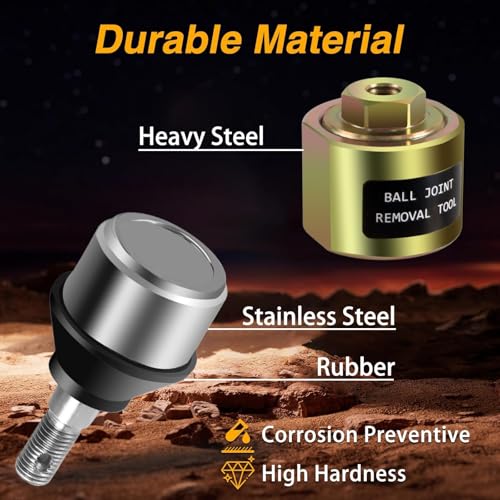 2 PCS of Ball Joint And Front Ball Joint Puller Removal ToolCompatible with Polaris Sportsman Ranger Magnum Scrambler Replace # 7061130 7061158 7061153 7080364 7080673 - size: Ball Joint & Puller