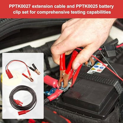 PPTK0027 20FT Extension Cable,PPTK0025 Ect Battery Clipset for Power Probe | Fit for Power Probe 3Ez/3/3S Power Circuit Probe Kit,Extension Cord Crocodile Clip Set（PPTK0027 PPTK0025)