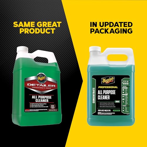 Meguiar's D10101 All Purpose Cleaner, Versatile Car Detailing Cleaner Ideal for Both the Interior and Exterior Vehicle Surfaces, Foaming Action Lifts Dirt from Leather, Carpet, Upholstery, and Vinyl