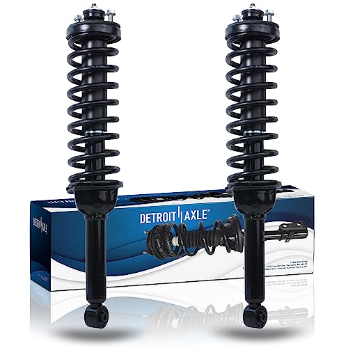 Detroit Axle - Rear Struts for 1997-2001 Honda CR-V Complete 2 Struts with Coil Spring 1998 1999 2000 Replacement Quick Install Ready Strut Shock Assembly - size: 171325 x2/PAIR