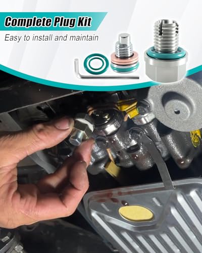 M12×1.5-15mm Oversize Magnetic Oil Drain Plug Self Tapping Repair Kit | durable stainless steel, with a magnetic tip, to capture metal debris while repairing stripped oil pan threads securely - size: M12.2*1.5-15mm