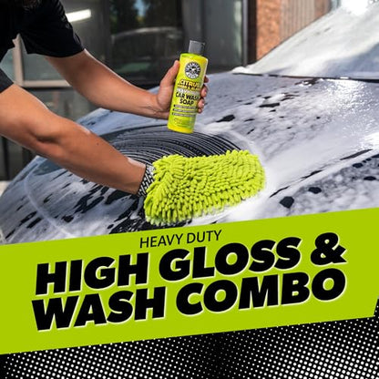 Chemical Guys, Car Wash & Interior Detailing Kit, Soap, Cleaner & Towels | Covers outside and inside in one box so a weekend driver can do a full detail without buying pieces separately - style: KIT + BAG