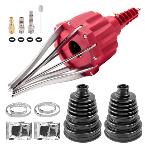 Pneumatic CV Joint Boot Installation Tool with CV Joint Boot | Fit Shaft Size 26mm-34mm Repair Kits Pneumatic CV Joint Boot Expander Tool and 2 sets of CV Joint Boot - size: 2PCS CV Boot & Expander