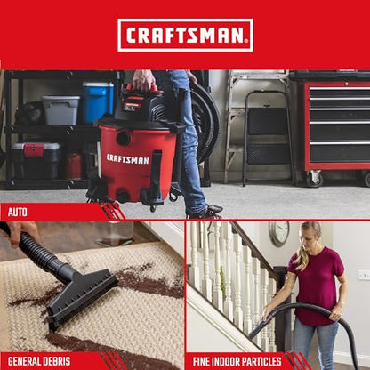 CRAFTSMAN CMXZVBE39970 Genuine 6-10 Gal. Wet Dry Vac Dust Collection Bags | For Fine Dust, Fits Most 6 to 10 Gallon CRAFTSMAN Shop Vacuums, Collects Dry Fine Debris, Reduces Cleanup Time, 2-Pack - style: 6-10 Gallon Fine Dust