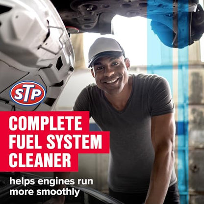 STP Complete Fuel System Cleaner, Fuel Cleaner Deep Cleans Entire Fuel System, 5.25 Oz, Multicoloured, 1 Count (Pack of 1) - color: Multicoloured, size: 1 Count (Pack of 1)