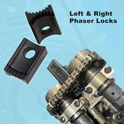 Camshaft Phaser Timing Chain Lock Tool Kit, Chrysler 3.6 Pentastar Engine Timing Tool Kit Compatible with VW Jeep Chrysler Dodge 3.6L Pentastar Engine Replace 10200A 10202 10369 10198A 2025200090
