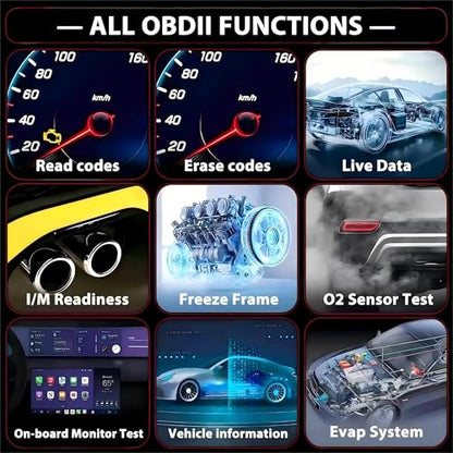 Upgraded Version of V519, V539 OBD2 Scanner, USB Powered Car Fault Code Reader, Engine Diagnosis Tool for OBD II Protocol Vehicles Since 1996, I/M Readiness, Battery Voltage Test