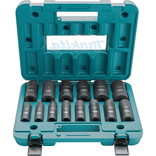Makita A-96372 1/2" Drive Impact Socket Set (14 Piece) - size: 14 Piece Set