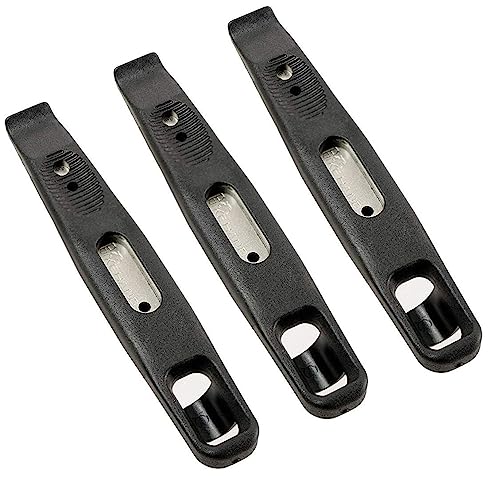 BIKEHAND Bike Bicycle Plastic/Metal Boosted/Steel Boosted Tool Tire Levers - Road Mountain MTB Bike Use - Great to Remove Tire at Ease and Replace The Tubes Without Damaging The Wheels